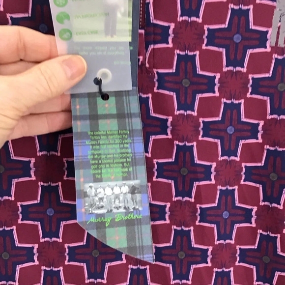 William Murray Women’s Golf Chip Shot Burgundy Pullover 1/4 Zip NWT Size Small - Picture 7 of 8